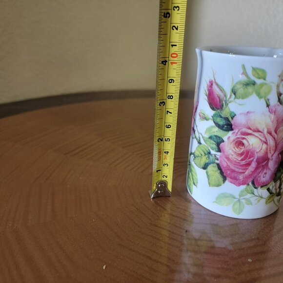 ROY KIRKHAM English Rose Fine Bone China Coffee Tea Mugs - Set of 2 - Picture 8 of 9